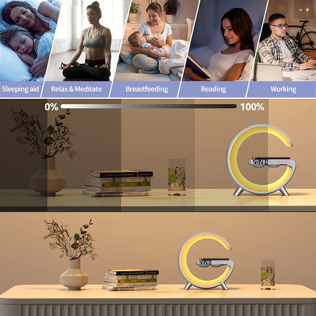 Wireless Charging Lamp – Desk Lamp With Phone Charging