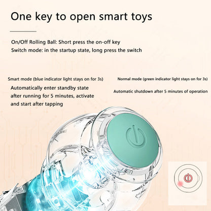 Automatic Interactive Cat Ball – Smart Rolling Cat Toy