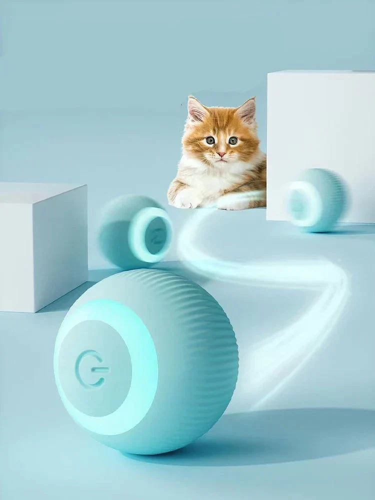 Automatic Interactive Cat Ball – Smart Rolling Cat Toy