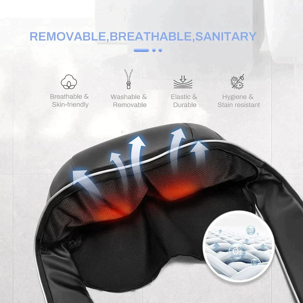 Heated Neck & Shoulder Massager – Electric Relaxation Device
