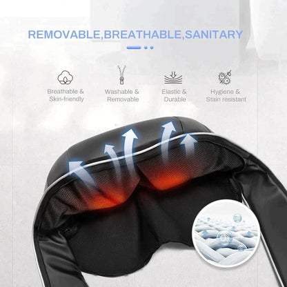 Heated Neck & Shoulder Massager – Electric Relaxation Device