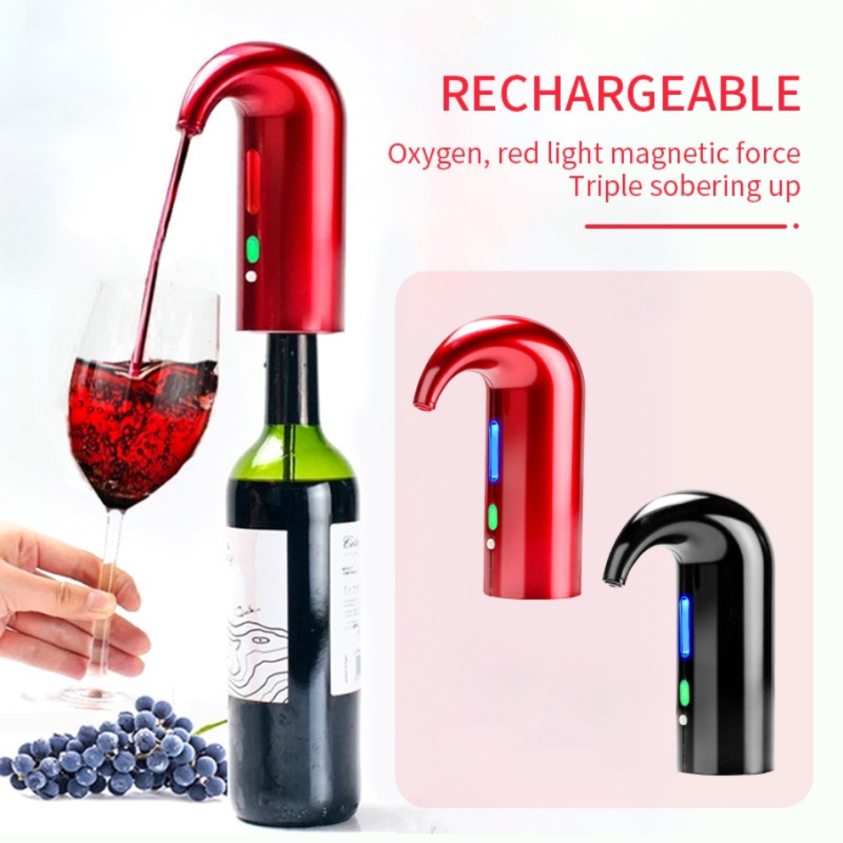 Electric Wine Pump – Automatic Bottle Opener & Preserver