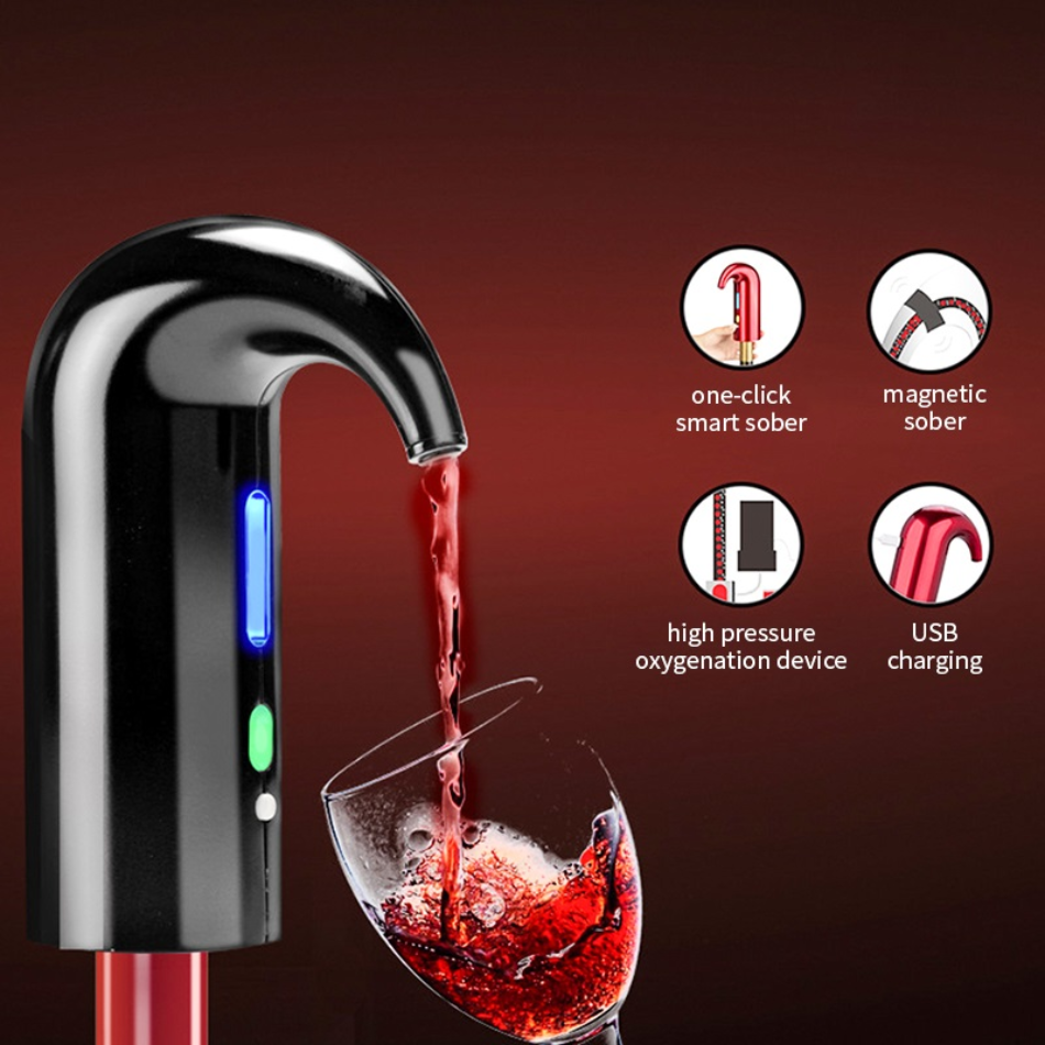Electric Wine Pump – Automatic Bottle Opener & Preserver