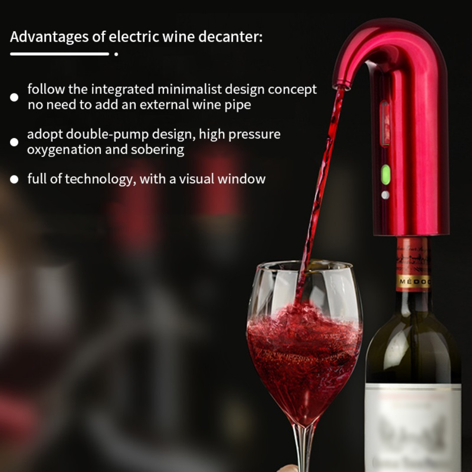 Electric Wine Pump – Automatic Bottle Opener & Preserver