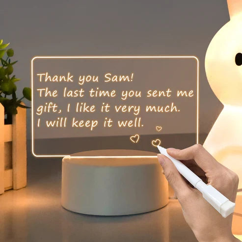 LED Note Board – Reusable Illuminated Message Board